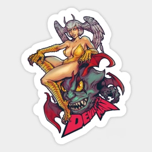 Devilman and Sirene Sticker